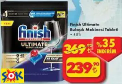FİNİSH ULTİMATE BULAŞIK MAKİNESİ TABLETİ • 48’Lİ